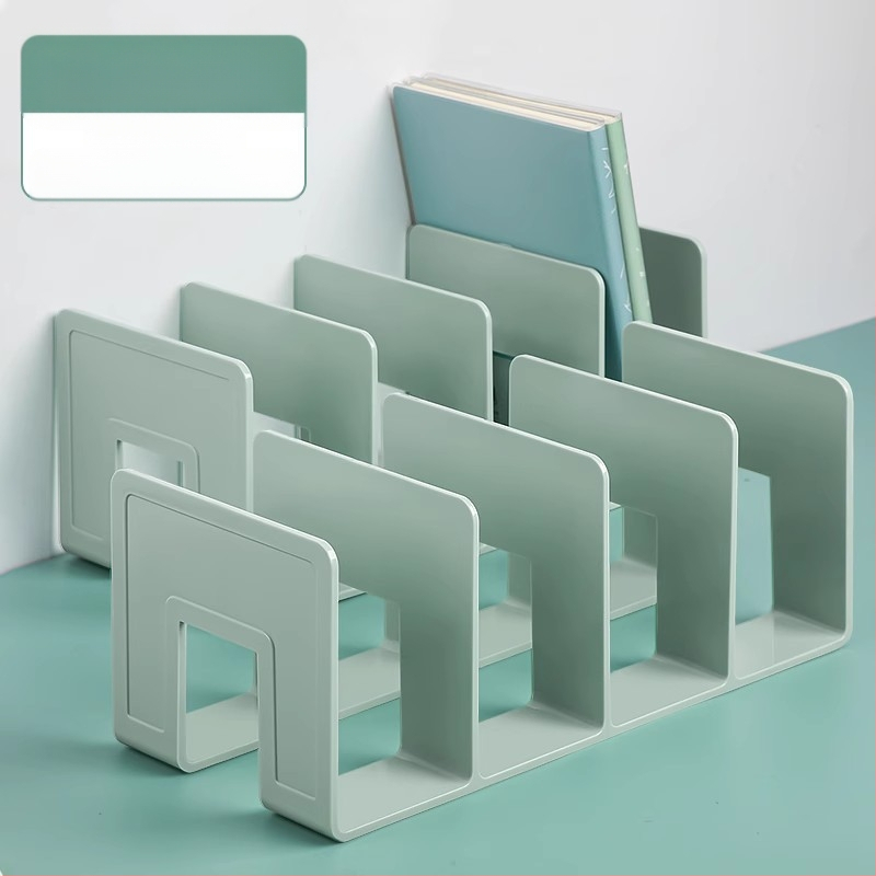 Könyvesállvány, olvasóállvány, könyvcsipesz, asztali könyvespolc, asztali fix könyvtároló állvány, elválasztó, átlátszó akril