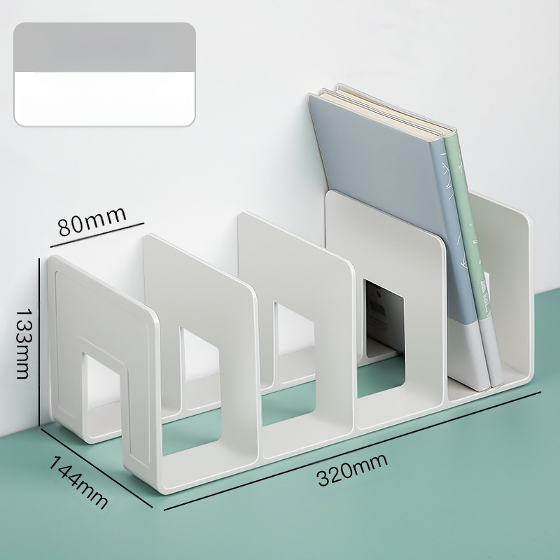 Könyvesállvány, olvasóállvány, könyvcsipesz, asztali könyvespolc, asztali fix könyvtároló állvány, elválasztó, átlátszó akril