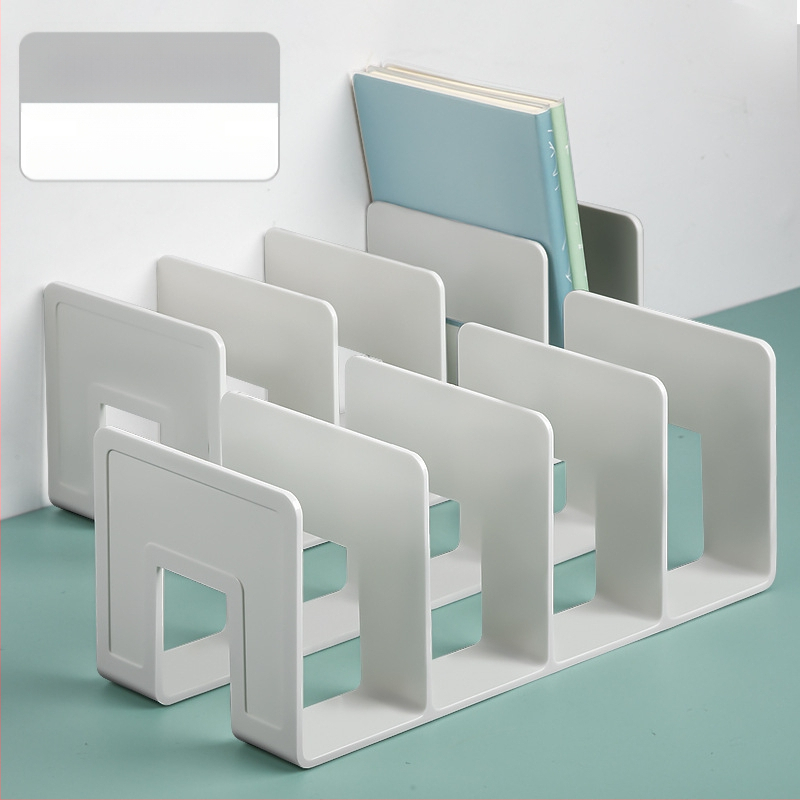 Könyvesállvány, olvasóállvány, könyvcsipesz, asztali könyvespolc, asztali fix könyvtároló állvány, elválasztó, átlátszó akril