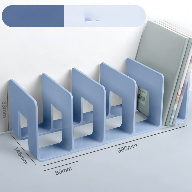 Könyvesállvány, olvasóállvány, könyvcsipesz, asztali könyvespolc, asztali fix könyvtároló állvány, elválasztó, átlátszó akril