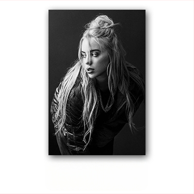 Aliexpressi piiriülene Billie Eilishi kuulsuste plakat, Billie Eilishi Euroopa ja Ameerika tegelaskujude magamistoa ja elutoa seinapilt