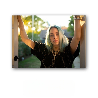 Aliexpressi piiriülene Billie Eilishi kuulsuste plakat, Billie Eilishi Euroopa ja Ameerika tegelaskujude magamistoa ja elutoa seinapilt