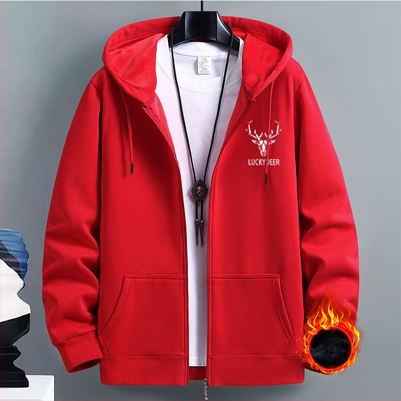 Meeste kardigan-kampsun, kevad- ja sügisene Ameerika moebränd, kapuutsiga paaride top, lahtised spordilukuga jakid, piiriülene pluss-suuruses