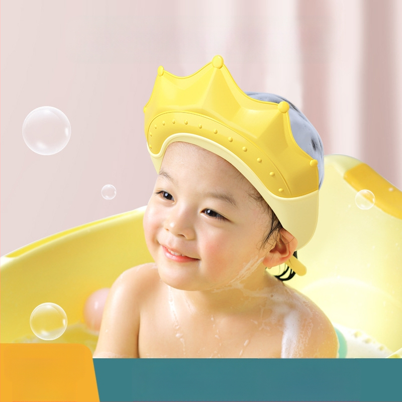 Bērnu šampūna artefakts, bērnu ūdens aiztures vāciņš, bērnu vannas dušas vāciņš, bērnu matu mazgāšana, ūdensizturīgs ausu aizsargs, ūdens vāciņš