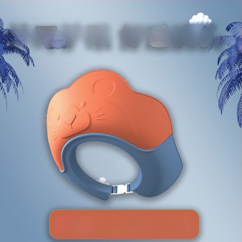 Bērnu šampūna artefakts, bērnu ūdens aiztures vāciņš, bērnu vannas dušas vāciņš, bērnu matu mazgāšana, ūdensizturīgs ausu aizsargs, ūdens vāciņš