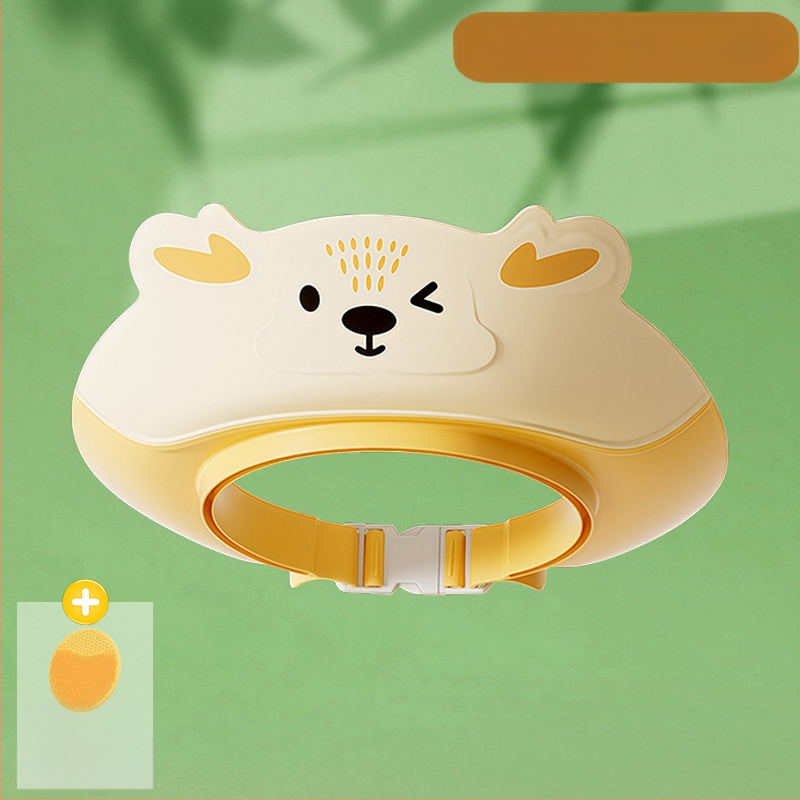 Bērnu šampūna artefakts, bērnu ūdens aiztures vāciņš, bērnu vannas dušas vāciņš, bērnu matu mazgāšana, ūdensizturīgs ausu aizsargs, ūdens vāciņš