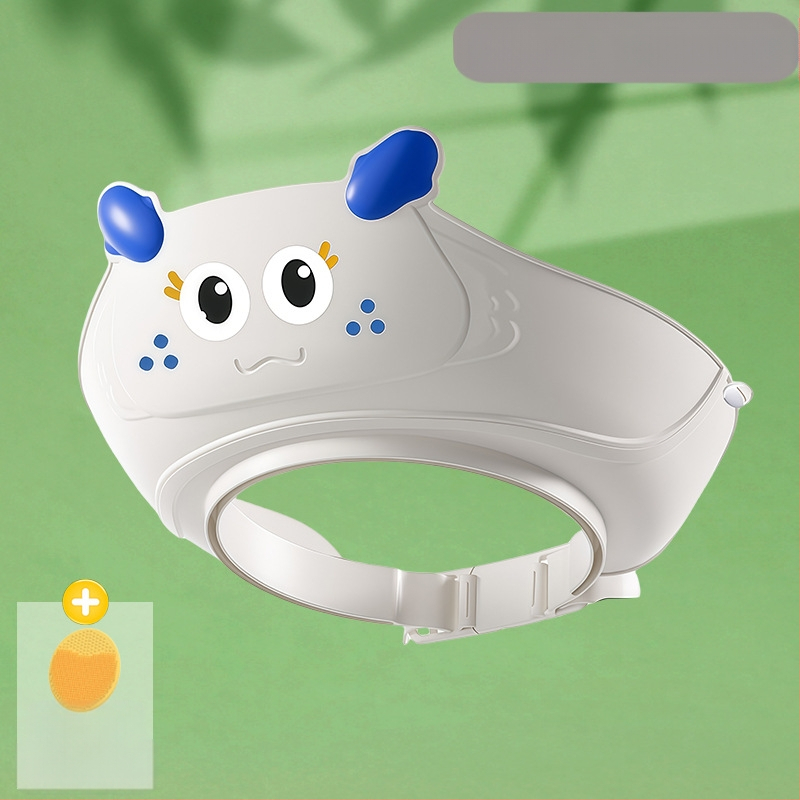 Bērnu šampūna artefakts, bērnu ūdens aiztures vāciņš, bērnu vannas dušas vāciņš, bērnu matu mazgāšana, ūdensizturīgs ausu aizsargs, ūdens vāciņš