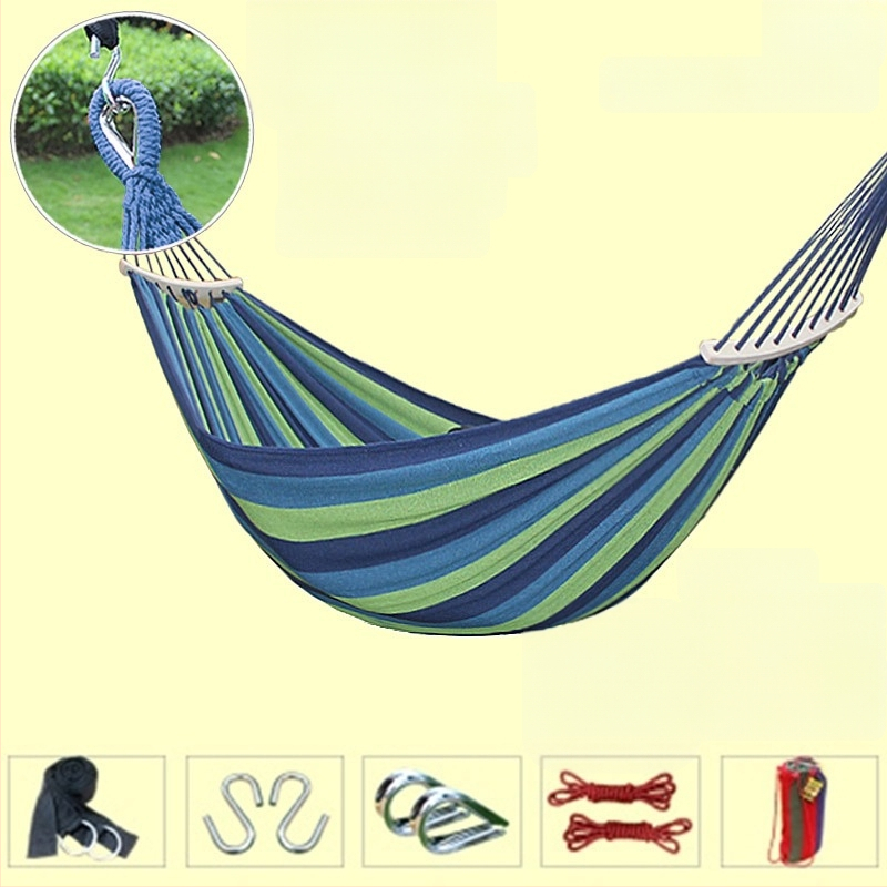 Hamac balansoar exterior, îngroșat, interior, single dublu, dormitor studențesc, dormitor pentru adulți, scaun suspendat din pânză anti-răsturnare