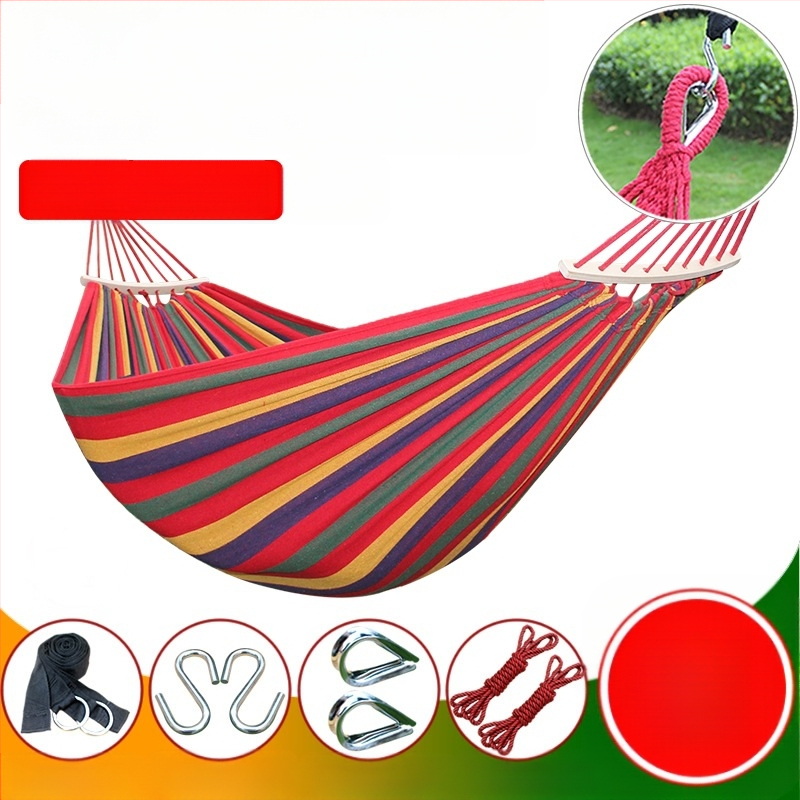 Hamac balansoar exterior, îngroșat, interior, single dublu, dormitor studențesc, dormitor pentru adulți, scaun suspendat din pânză anti-răsturnare
