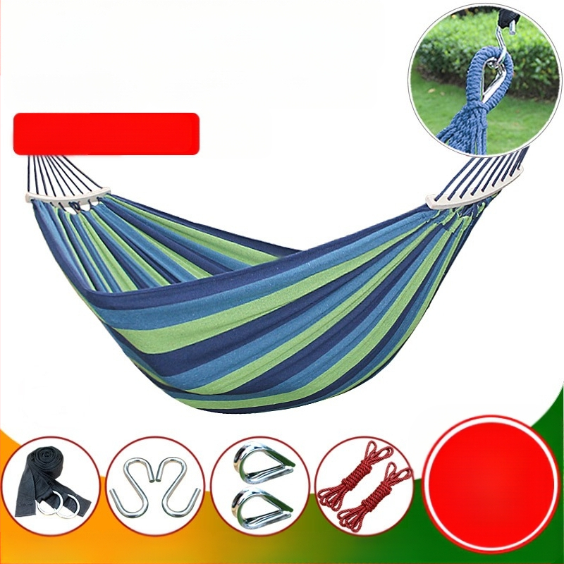 Hamac balansoar exterior, îngroșat, interior, single dublu, dormitor studențesc, dormitor pentru adulți, scaun suspendat din pânză anti-răsturnare