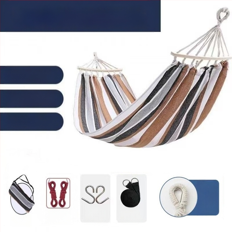 Hamac balansoar exterior, îngroșat, interior, single dublu, dormitor studențesc, dormitor pentru adulți, scaun suspendat din pânză anti-răsturnare