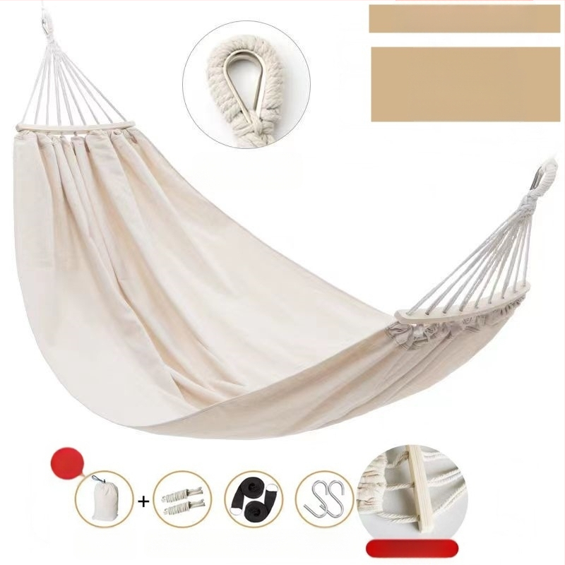 Hamac balansoar exterior, îngroșat, interior, single dublu, dormitor studențesc, dormitor pentru adulți, scaun suspendat din pânză anti-răsturnare