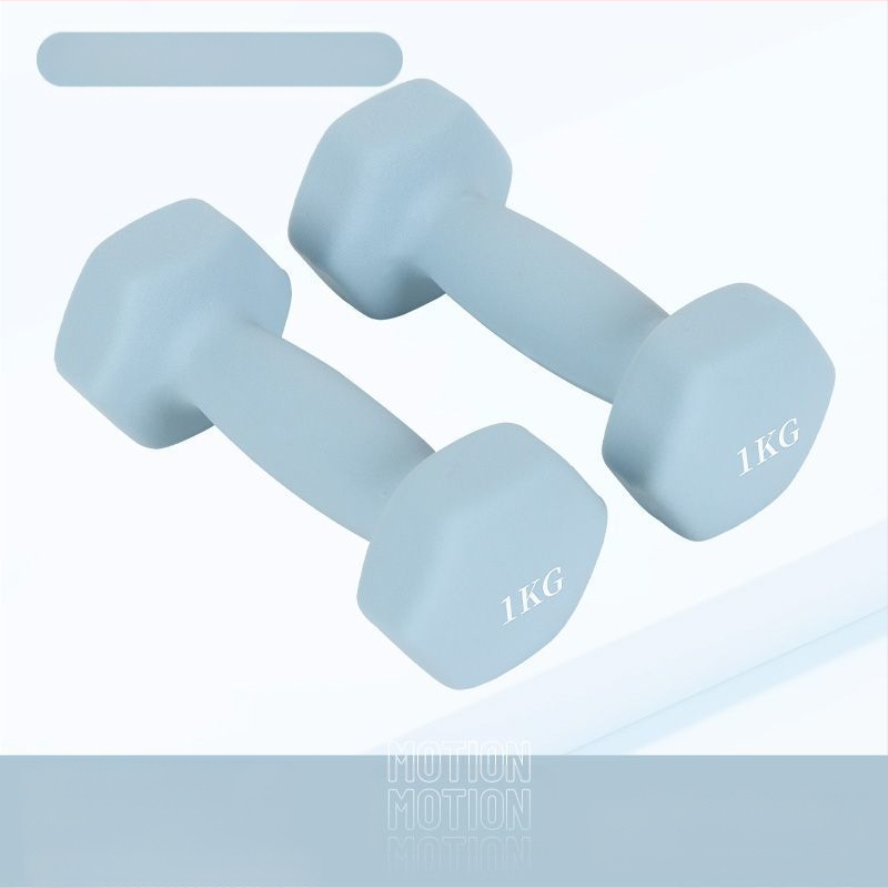 Kuusnurkne hantliga naiste fitness majapidamispuhas rauast ülikond laste meeste kombineeritud varustus väike hantli raskusjõud