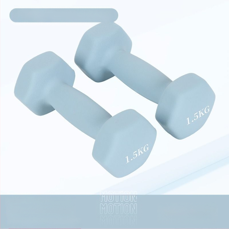 Kuusnurkne hantliga naiste fitness majapidamispuhas rauast ülikond laste meeste kombineeritud varustus väike hantli raskusjõud