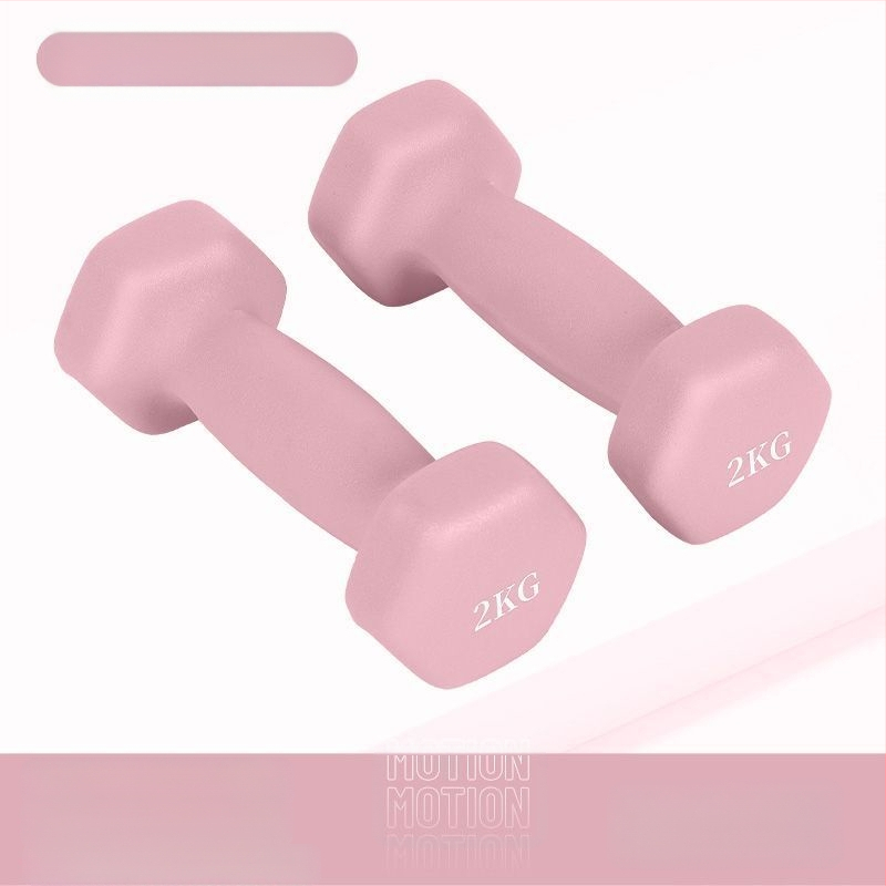 Kuusnurkne hantliga naiste fitness majapidamispuhas rauast ülikond laste meeste kombineeritud varustus väike hantli raskusjõud