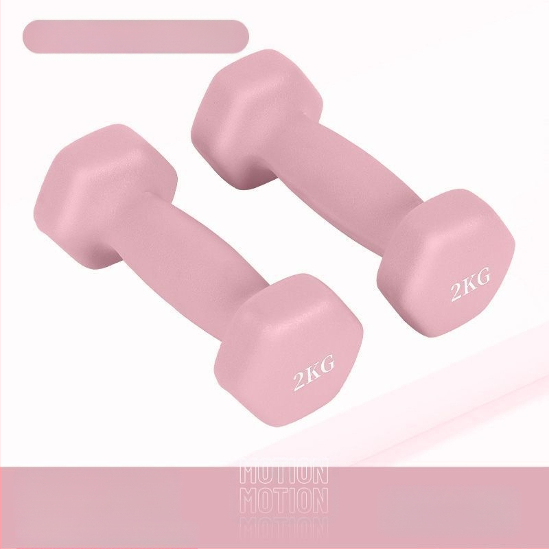 Kuusnurkne hantliga naiste fitness majapidamispuhas rauast ülikond laste meeste kombineeritud varustus väike hantli raskusjõud