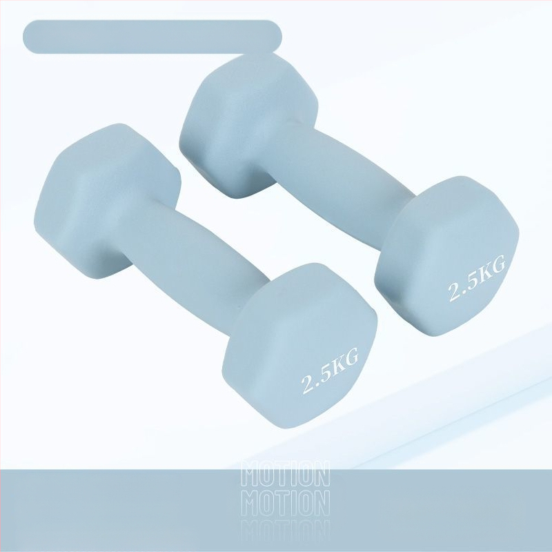 Kuusnurkne hantliga naiste fitness majapidamispuhas rauast ülikond laste meeste kombineeritud varustus väike hantli raskusjõud