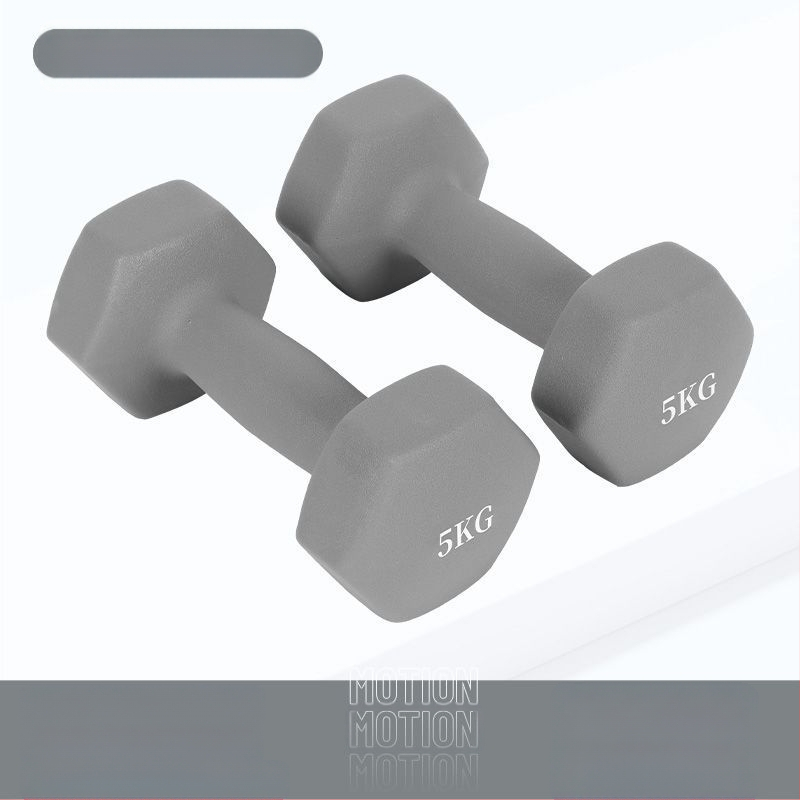 Kuusnurkne hantliga naiste fitness majapidamispuhas rauast ülikond laste meeste kombineeritud varustus väike hantli raskusjõud