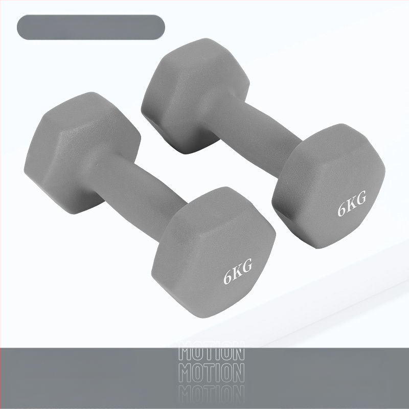 Kuusnurkne hantliga naiste fitness majapidamispuhas rauast ülikond laste meeste kombineeritud varustus väike hantli raskusjõud