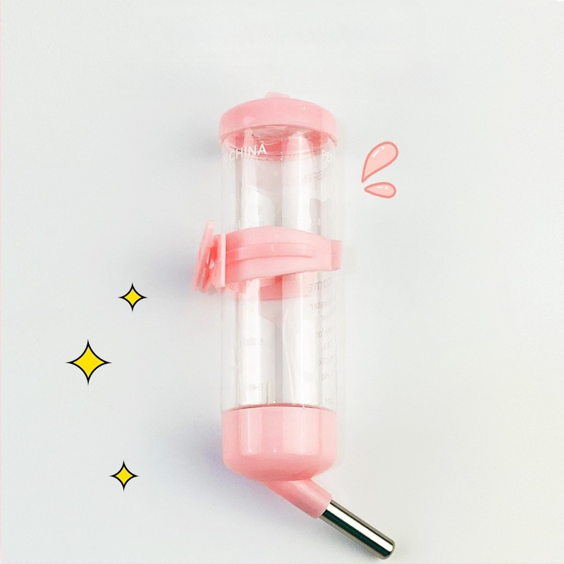 Доставки за хамстери, дозатор за вода с топка, водоустойчива хранилка за вода, дозатор за вода, малък размер, чайник за пиене със златна мечка