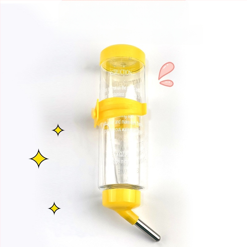 Доставки за хамстери, дозатор за вода с топка, водоустойчива хранилка за вода, дозатор за вода, малък размер, чайник за пиене със златна мечка