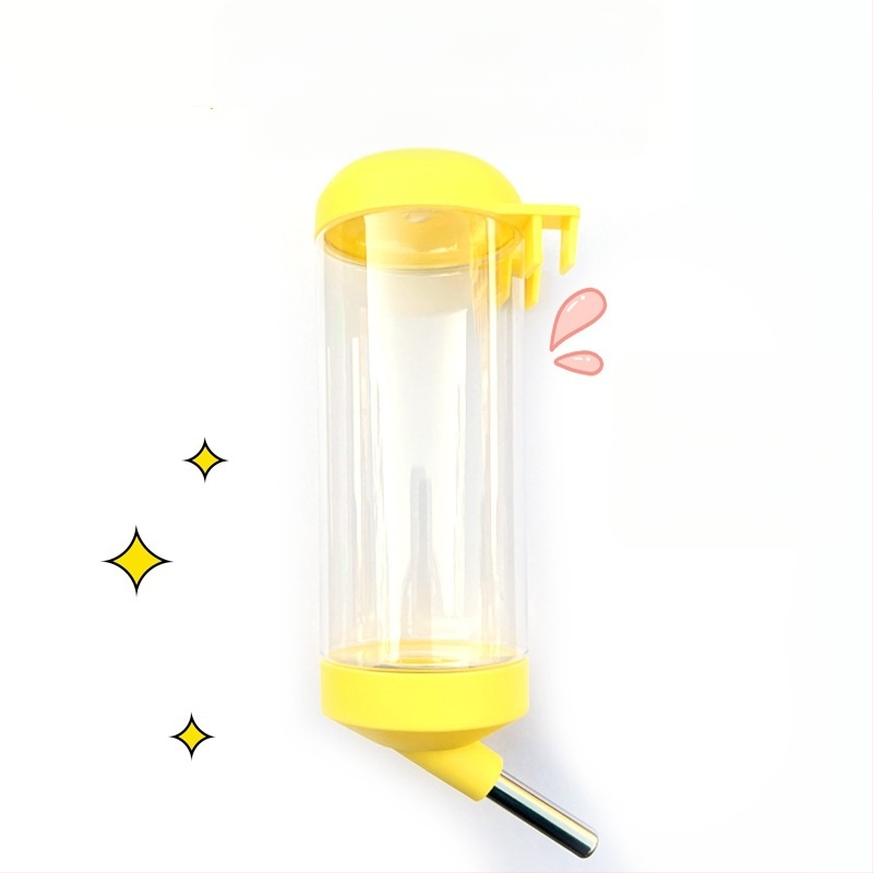 Доставки за хамстери, дозатор за вода с топка, водоустойчива хранилка за вода, дозатор за вода, малък размер, чайник за пиене със златна мечка