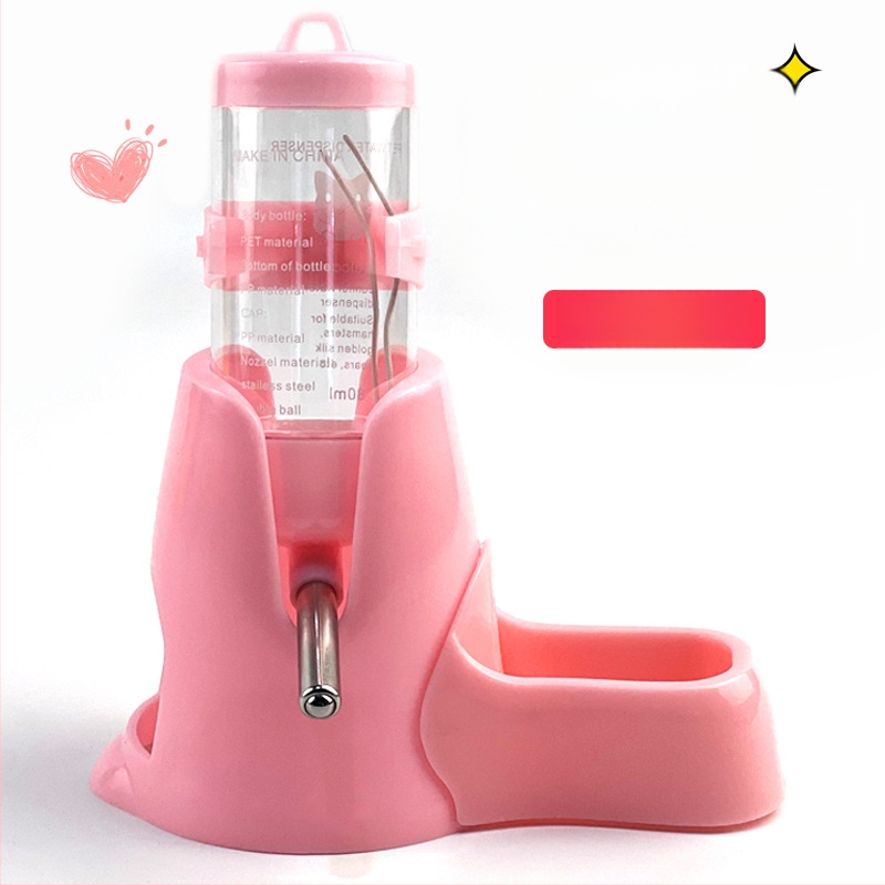 Доставки за хамстери, дозатор за вода с топка, водоустойчива хранилка за вода, дозатор за вода, малък размер, чайник за пиене със златна мечка