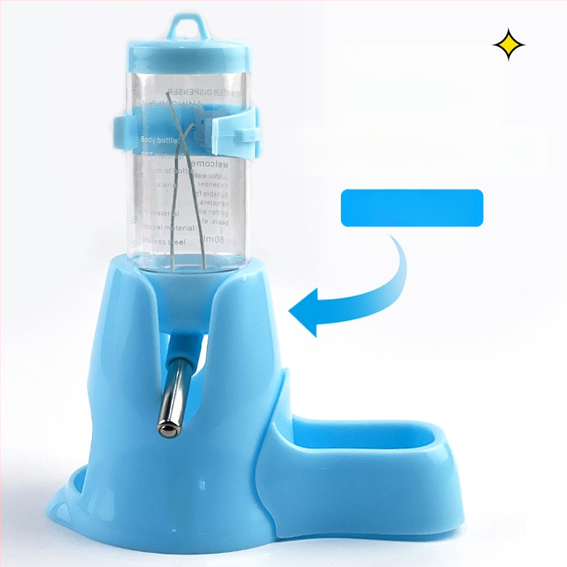 Доставки за хамстери, дозатор за вода с топка, водоустойчива хранилка за вода, дозатор за вода, малък размер, чайник за пиене със златна мечка