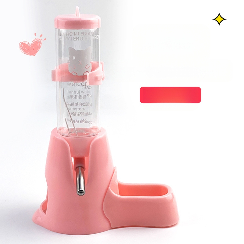 Доставки за хамстери, дозатор за вода с топка, водоустойчива хранилка за вода, дозатор за вода, малък размер, чайник за пиене със златна мечка