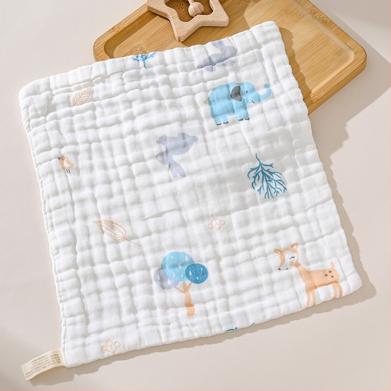 30*30 бебешка кърпа за баня, супер мека памучна правоъгълна детска кърпа, бебешка марля, квадратна кърпа, кърпа за слюнка