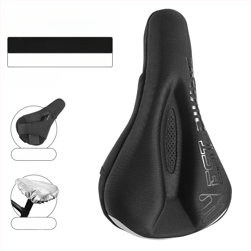 Κάλυμμα μαξιλαριού καθίσματος ποδηλάτου West Rider από σιλικόνη, απορροφητικό κραδασμών, υψηλής ελαστικότητας, κάλυμμα σέλας για ποδήλατο βουνού, εξοπλισμό ποδηλασίας για άνδρες
