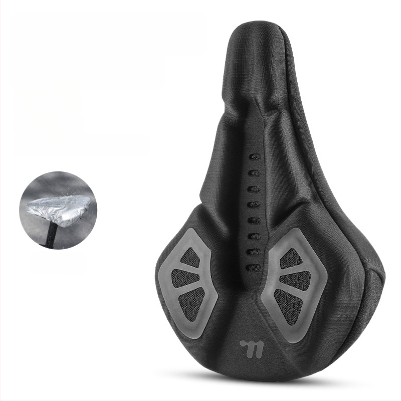 Κάλυμμα μαξιλαριού καθίσματος ποδηλάτου West Rider από σιλικόνη, απορροφητικό κραδασμών, υψηλής ελαστικότητας, κάλυμμα σέλας για ποδήλατο βουνού, εξοπλισμό ποδηλασίας για άνδρες