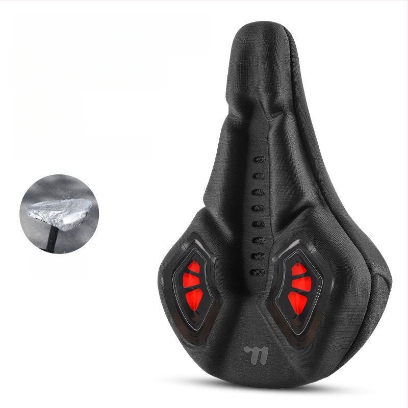 Κάλυμμα μαξιλαριού καθίσματος ποδηλάτου West Rider από σιλικόνη, απορροφητικό κραδασμών, υψηλής ελαστικότητας, κάλυμμα σέλας για ποδήλατο βουνού, εξοπλισμό ποδηλασίας για άνδρες