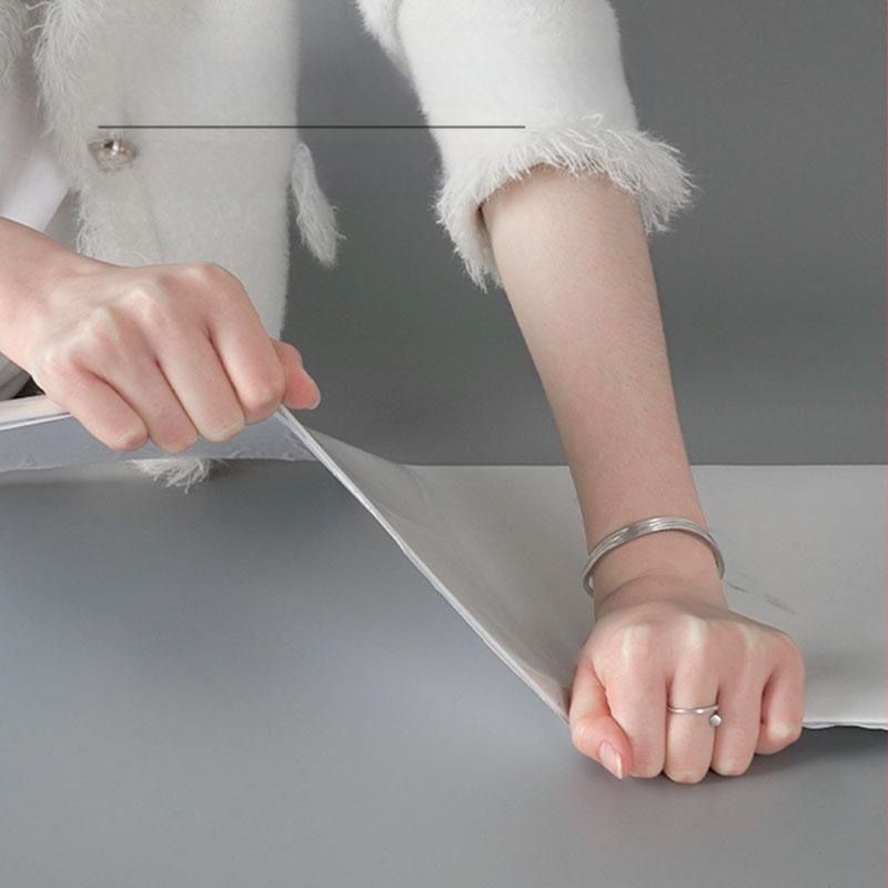 Isekleepuv veekindel ja niiskuskindel tapeet, köögi, vannitoa, alumiinium-plastplaadi, õlikindla marmori imitatsiooniga plaatide kleebised