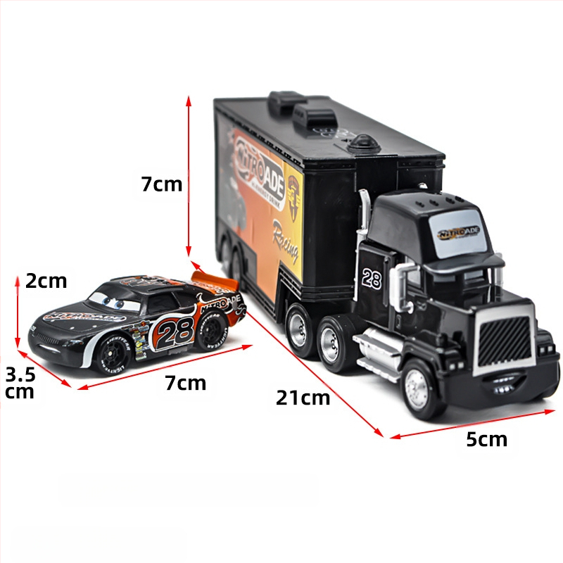 Car Story Uncle Mai Φορτηγό Container Racer Ολόσωμη φόρμα αυτοκινήτου από κράμα αλουμινίου για παιδιά