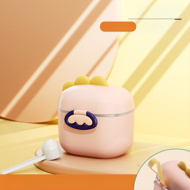 Bērnu piena pulvera kaste, pārnēsājama āra uztura bagātinātāja rīsu pulvera kaste, noslēgta tvertne, mitrumizturīga, liela uzglabāšanas tvertnes nodalījuma iepakojums