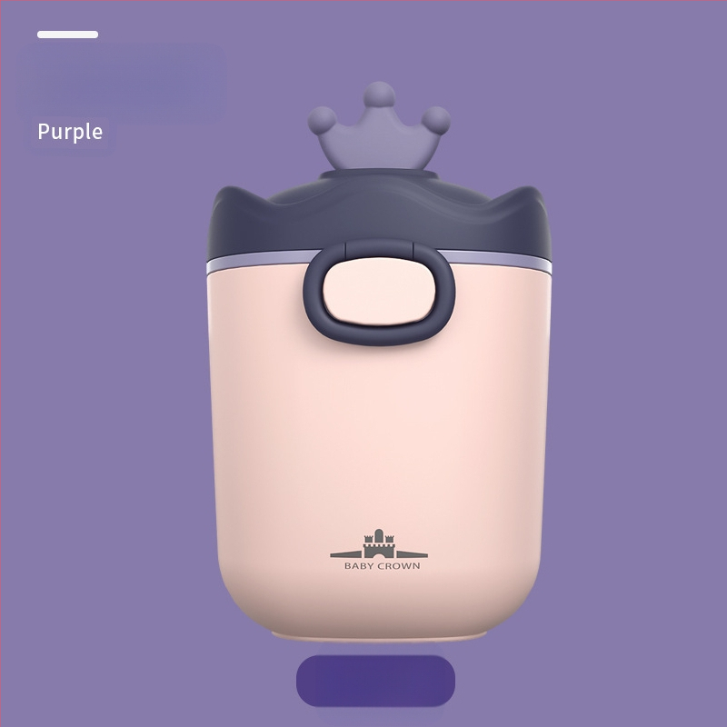 Bērnu piena pulvera kaste, pārnēsājama āra uztura bagātinātāja rīsu pulvera kaste, noslēgta tvertne, mitrumizturīga, liela uzglabāšanas tvertnes nodalījuma iepakojums