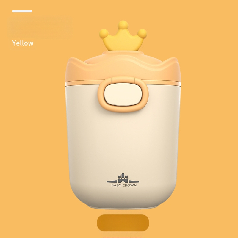 Bērnu piena pulvera kaste, pārnēsājama āra uztura bagātinātāja rīsu pulvera kaste, noslēgta tvertne, mitrumizturīga, liela uzglabāšanas tvertnes nodalījuma iepakojums