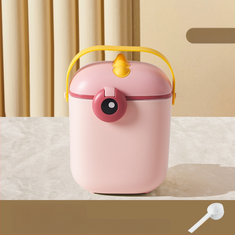 Bērnu piena pulvera kaste, pārnēsājama āra uztura bagātinātāja rīsu pulvera kaste, noslēgta tvertne, mitrumizturīga, liela uzglabāšanas tvertnes nodalījuma iepakojums