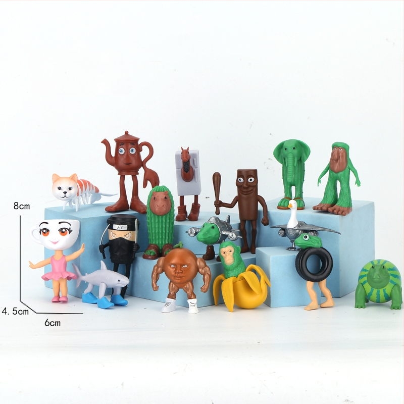 Piiriülene mägede ja merede klassika, figuuride kaunistused, Tungtungsahur, puidust pulkmees, kes kannab kingi, hainukk, hulgimüük