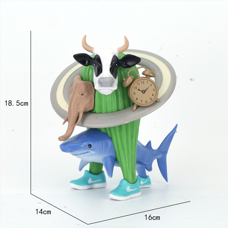 Piiriülene mägede ja merede klassika, figuuride kaunistused, Tungtungsahur, puidust pulkmees, kes kannab kingi, hainukk, hulgimüük