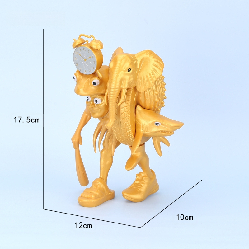 Piiriülene mägede ja merede klassika, figuuride kaunistused, Tungtungsahur, puidust pulkmees, kes kannab kingi, hainukk, hulgimüük