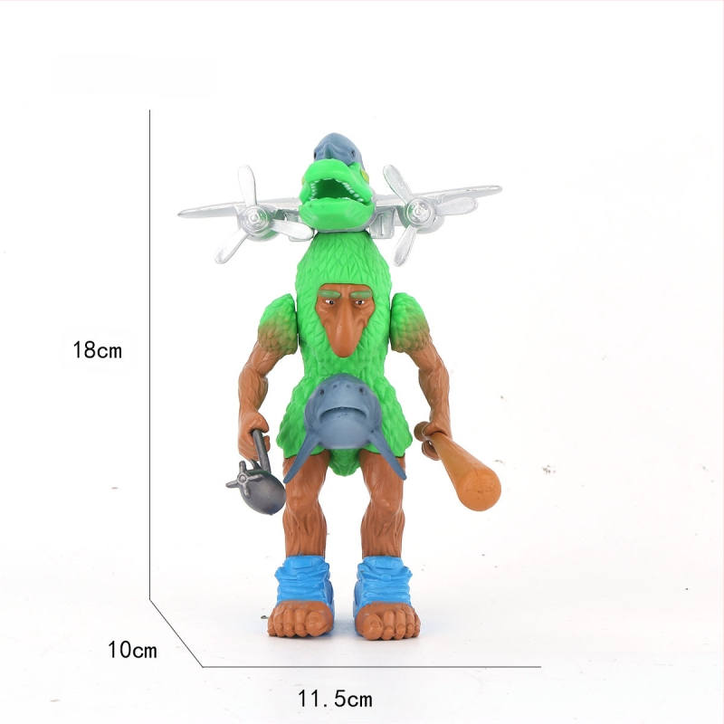 Piiriülene mägede ja merede klassika, figuuride kaunistused, Tungtungsahur, puidust pulkmees, kes kannab kingi, hainukk, hulgimüük