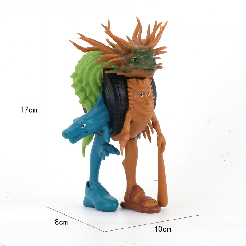 Piiriülene mägede ja merede klassika, figuuride kaunistused, Tungtungsahur, puidust pulkmees, kes kannab kingi, hainukk, hulgimüük