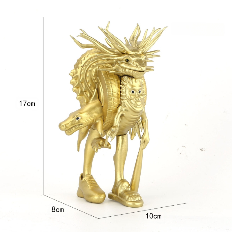 Piiriülene mägede ja merede klassika, figuuride kaunistused, Tungtungsahur, puidust pulkmees, kes kannab kingi, hainukk, hulgimüük