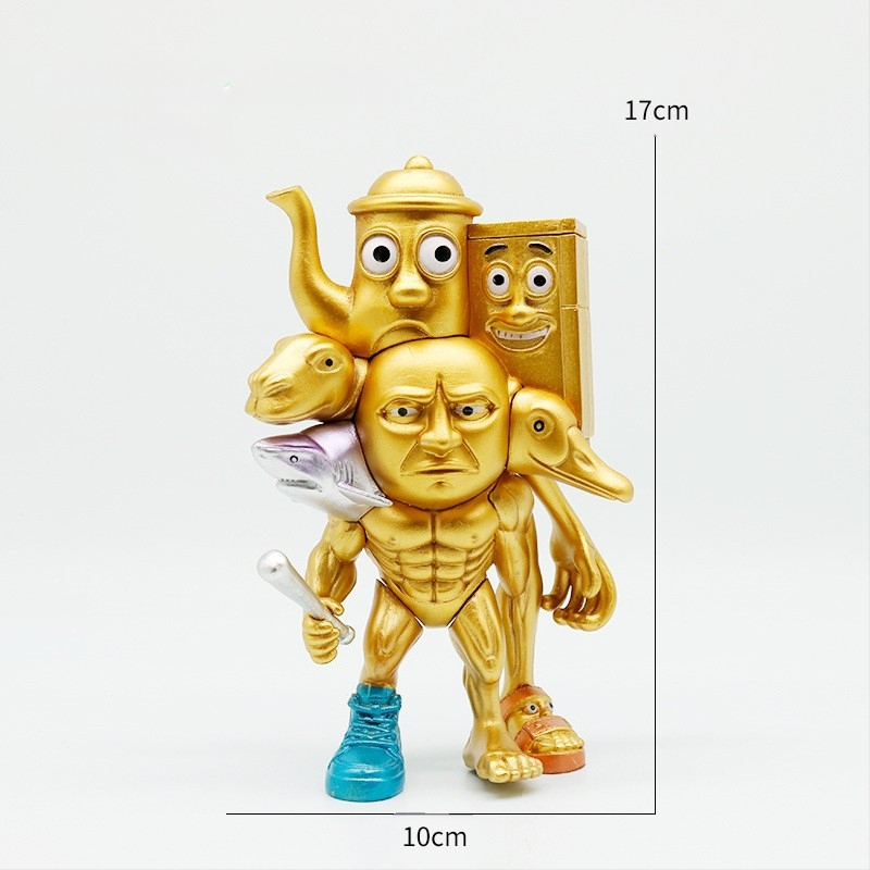 Piiriülene mägede ja merede klassika, figuuride kaunistused, Tungtungsahur, puidust pulkmees, kes kannab kingi, hainukk, hulgimüük