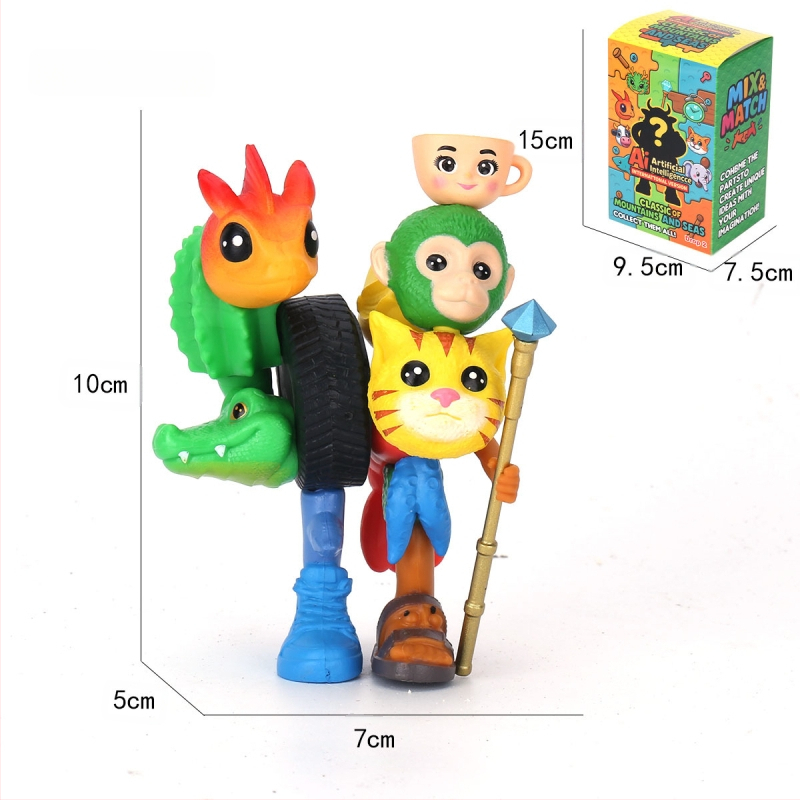 Piiriülene mägede ja merede klassika, figuuride kaunistused, Tungtungsahur, puidust pulkmees, kes kannab kingi, hainukk, hulgimüük