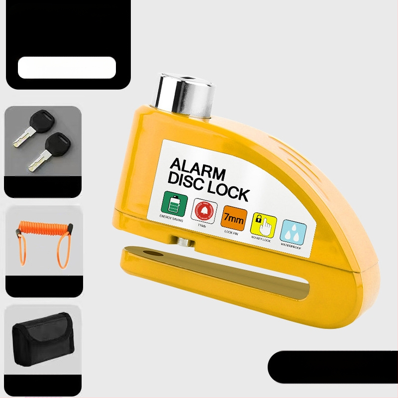 Κλείδωμα δισκόφρενου αυτοκινήτου γενικής χρήσης, κλειδαριά μοτοσικλέτας, αντικλεπτικό συναγερμό ποδηλάτου, κλειδαριά δισκόφρενου, κλειδαριά ποδηλάτου βουνού