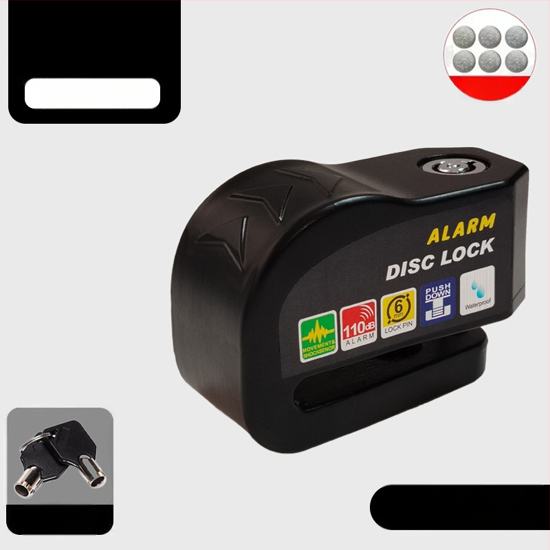 Κλείδωμα δισκόφρενου αυτοκινήτου γενικής χρήσης, κλειδαριά μοτοσικλέτας, αντικλεπτικό συναγερμό ποδηλάτου, κλειδαριά δισκόφρενου, κλειδαριά ποδηλάτου βουνού