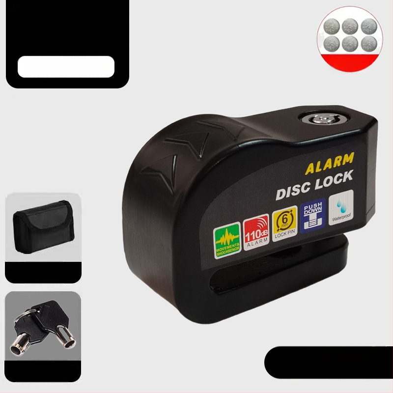 Κλείδωμα δισκόφρενου αυτοκινήτου γενικής χρήσης, κλειδαριά μοτοσικλέτας, αντικλεπτικό συναγερμό ποδηλάτου, κλειδαριά δισκόφρενου, κλειδαριά ποδηλάτου βουνού